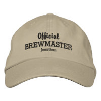 Funny Official Brewmaster Beer Lover Custom Name