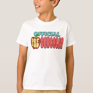 Funny Official Preschooler First Day School design T-Shirt