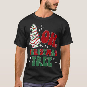 Funny Oh Christmas Tree Cakes Debbie Christmas Ret T-Shirt
