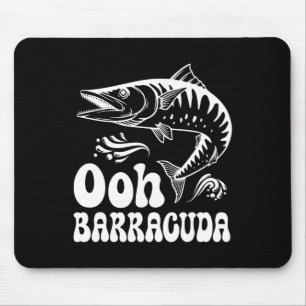 Funny Ohh Rracuda Fishing For Rock Music Lovers Me Mouse Pad