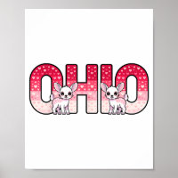 Funny Ohio Deer Midwestern Party O-h-i-o In Valent