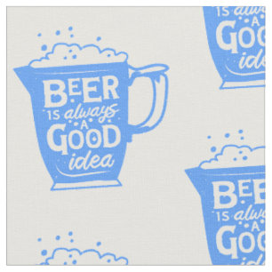 funny oktoberfest beer good idea fabric