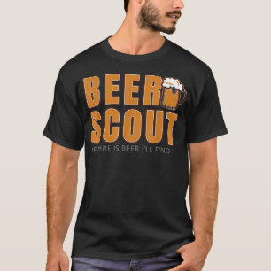 Funny Oktoberfest Beer Scout Beer Drinker T-Shirt