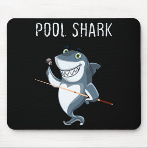Funny Ol Shark Ol Players Billiard Mouse Pad