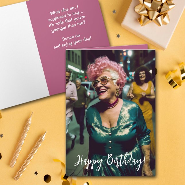 Funny Old Age Birthday Card (Creator Uploaded)