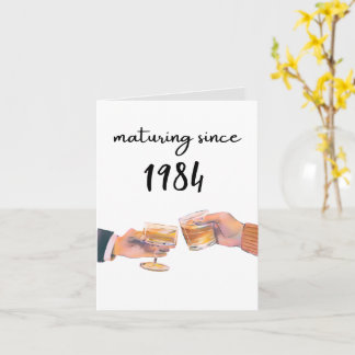 funny old birthday whiskey mature humor card