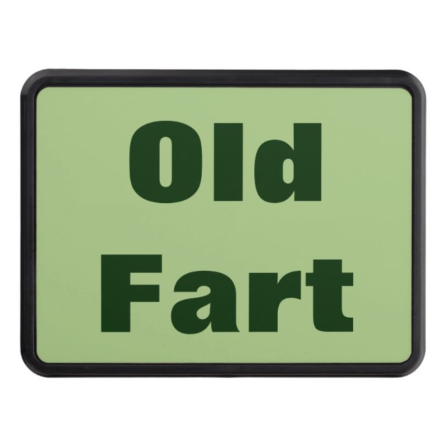Funny Old Fart Hitch Cover Gift (Front)