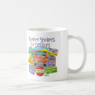 Funny Old Geezer Retirement gift - Bumper Stickers Coffee Mug