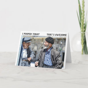 FUNNY OLD GUY GETTING OLDER BIRTHDAY CARD