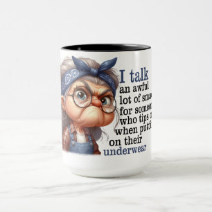 Funny Old Lady Quote Mug