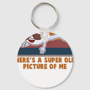 Funny Old Man Birthday Novelty Gag Keychain