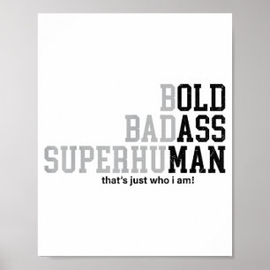 Funny Old Man Saying Gag Dad Grandpa Husband Fathe Poster