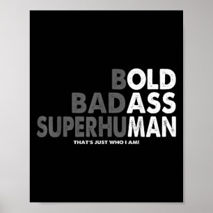 Funny Old Man Saying Gag Dad Husband Birthday Fath Poster