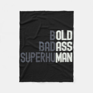 Funny Old Man Saying Gag Gift Birthday For Dad Fat Fleece Blanket