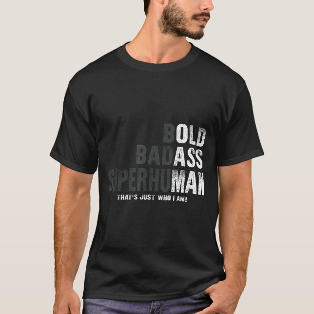 Funny Old Man Saying Gag Gift Birthday For Dad Fat T-Shirt (Front)