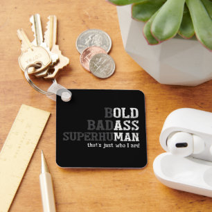 Funny Old Man Saying Gag Gift Dad Fathers Day Keychain