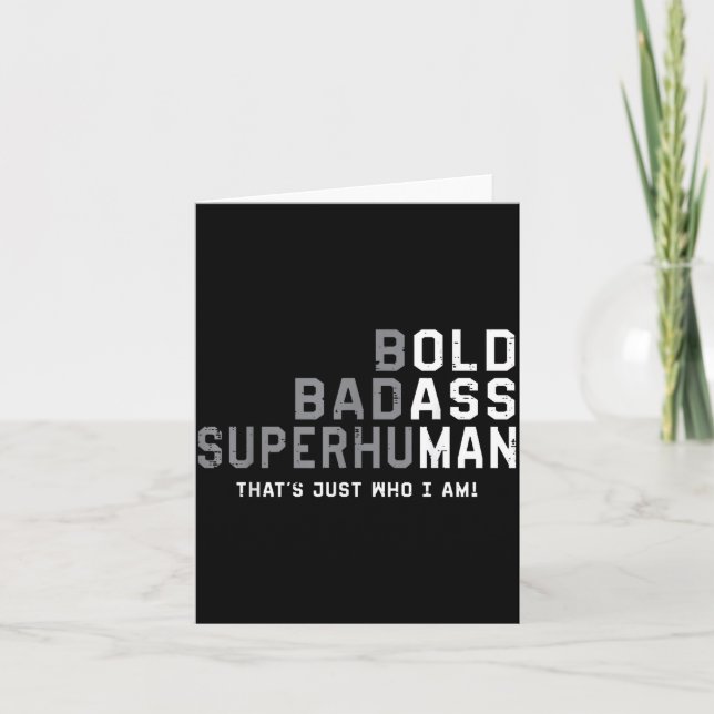 Funny Old Man Saying Gag Gift Fathers Day Birthday Card (Front)