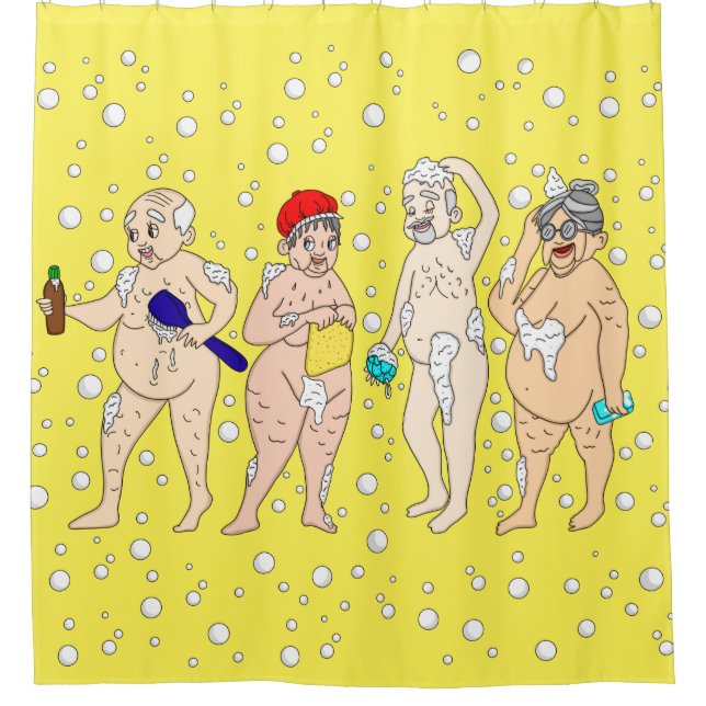 Funny Old People Covered in Bubbles      (Front)