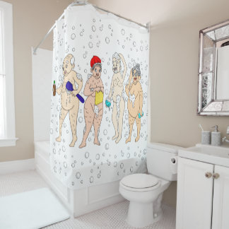 Funny Old People Covered in Bubbles  