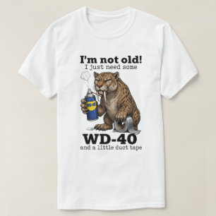 Funny Old People Gifts   Funny Animal I’m Not Old T-Shirt
