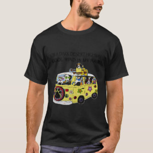 Funny On A Dark Desert Highway Dog Feel Cool Wind T-Shirt