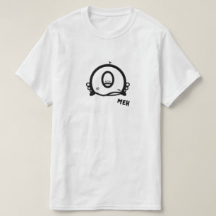Funny One-Eyed Cartoon “Meh” T-Shirt