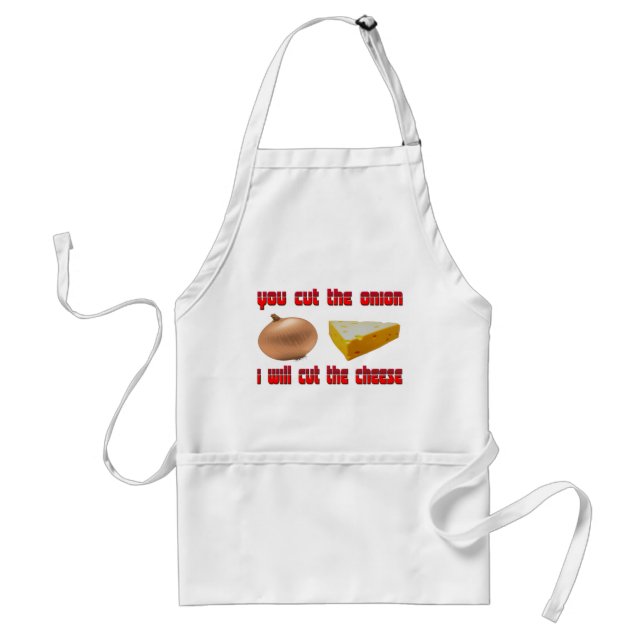 Funny Onion & Cheese Apron (Front)