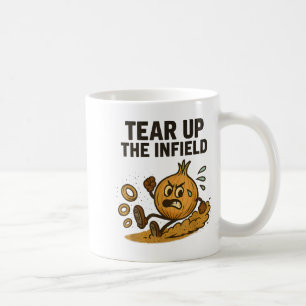 Funny Onion Rings Baseball Base Infield Glove Soft Coffee Mug