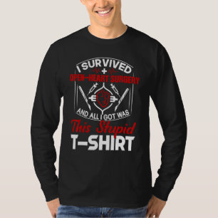 Funny Open Heart Surgery For Men Women Heart Trans T-Shirt