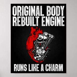 Funny Open Heart Surgery Recovery Survivor Gift Me Poster