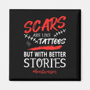 Funny Open Heart Surgery Shirt Gift Scars Are Like Magnet