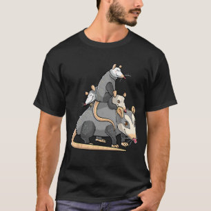 Funny Opossum Lover Owner Cute Possum Family Team T-Shirt