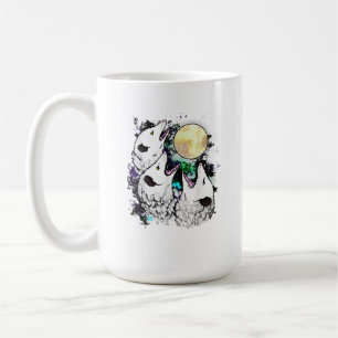 Funny Opossum Moon Cute Screaming Possum Coffee Mug