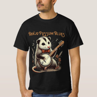 Funny Opossum Playing Banjo Shirt