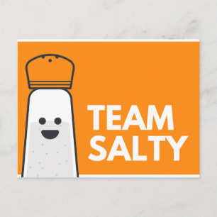 Funny Orange and White Postcard