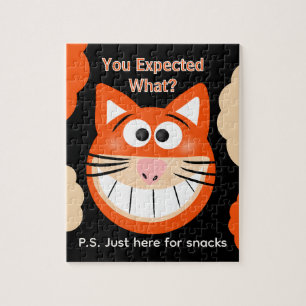 Funny Orange Cat Meme Puzzle
