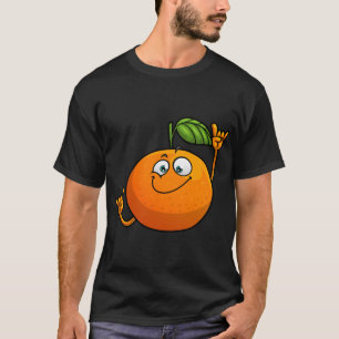 Funny Orange Fruit Novelty Design For Men Women Da T-Shirt
