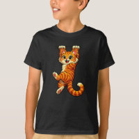 Funny Orange Tabby Cat Kids