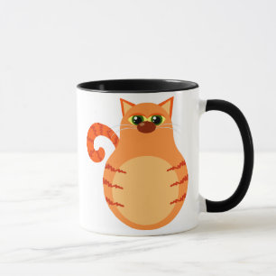 Funny Orange Tabby Cat Mug
