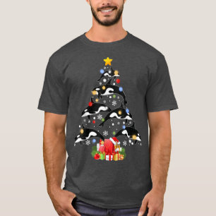 Funny Orca Killer Whale Christmas Tree Animal Love T-Shirt