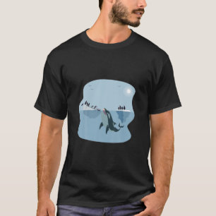 Funny Orca Whale Art Gifts For Women   Cute Killer T-Shirt