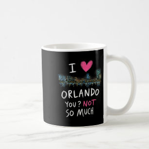 Funny Orlando Florida Night Skyline Vintage Tank T Coffee Mug