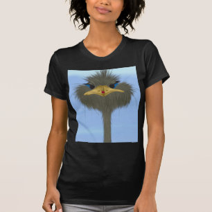 Funny Ostrich George And The Cute Ladybug T-Shirt
