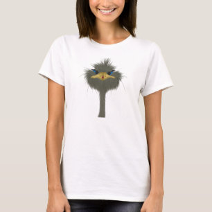 Funny Ostrich George And The Cute Ladybug T-Shirt