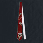 Funny Ostrich Neck Tie<br><div class="desc">Happy Ostrich Funny Ties - Smile Text - or Choose / add your tie colour / or text ! MIGNED Painting Design</div>