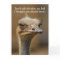 Funny Ostrich Old Age Birthday