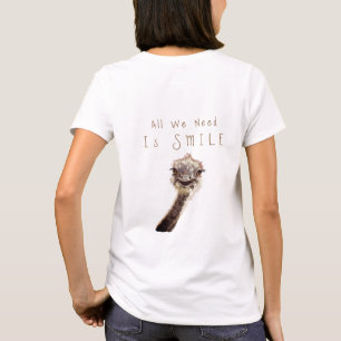 Funny Ostrich T-Shirt - Custom Text