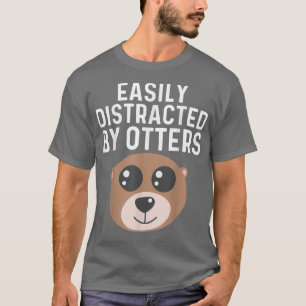 Funny Otter Animal Art For Men Women Sea Otter Mam T-Shirt