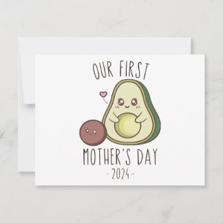 Funny Our First Mother's Day  Holiday Card