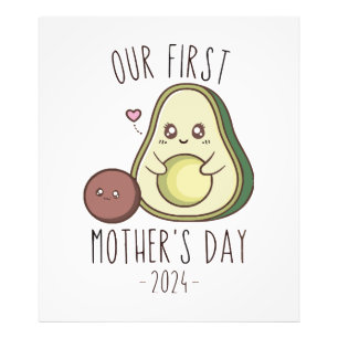 Funny Our First Mother's Day Photo Print